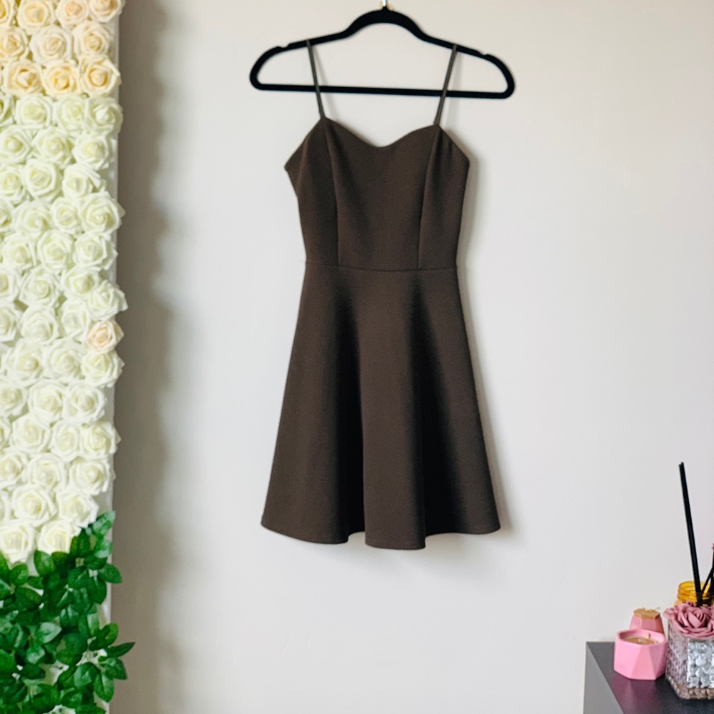 Stripe Mini Dress Olive